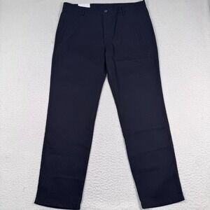 NWT Jett Jeans Jeans Mens L 30.5L Straight‎ Fit Mid Rise Dark Wash Denim Black